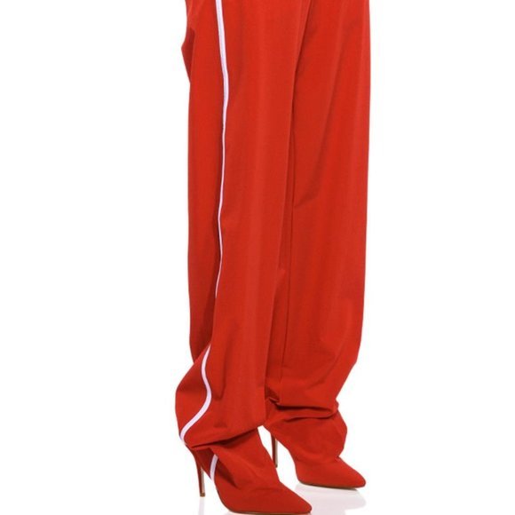 Callie Kill the Track Azalea Wang PantBoot SAGE GREEN Nylon Jogger Boot 7 7.5 8 - Picture 8 of 16